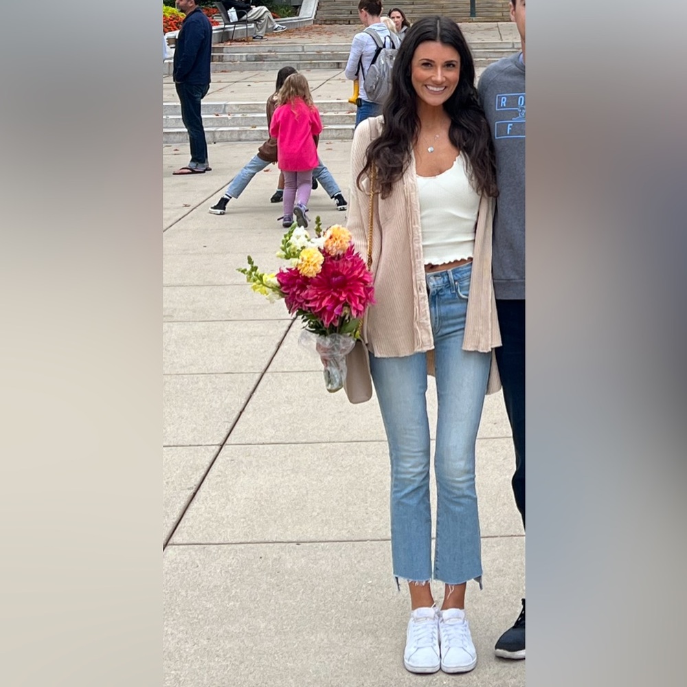 MOTHER Light Blue Flare Jeans